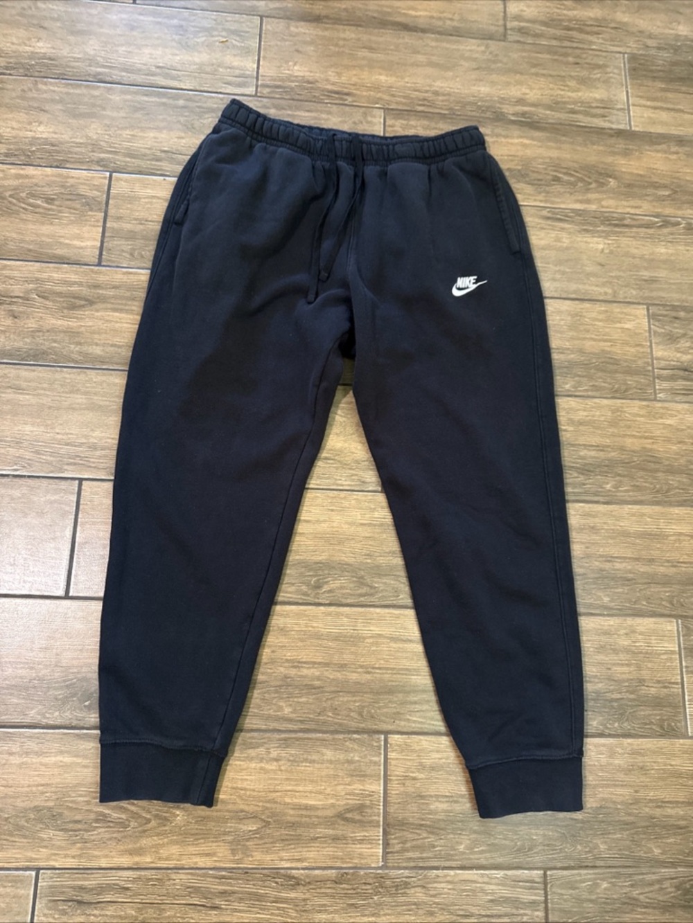 Nike Club Fleece Jogger Mens Size L Black Sweatpants BV2671-010